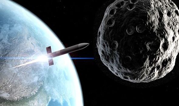 Nuclear bomb asteroid deflection